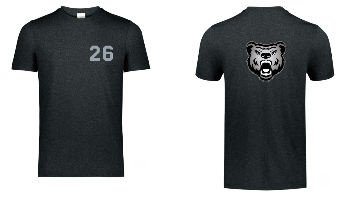 Short Sleeve Bears Shirt - Black